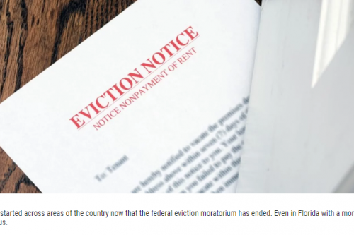 Picture of an eviction notice